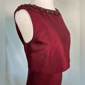 Talbots burgundy dress